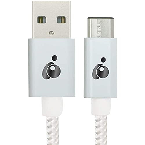 IOGEAR G2LU3CAM01-WT Charge  and  Sync Flip Pro USB-C to Reversible USB-A Cable