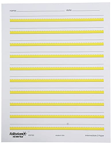 Abilitations Hi-Write Intermediate Paper Level 2 Pack of 100 Sheets