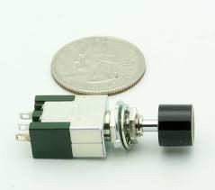 GC Electronics 35-404 Panel Mount Push Button Switch Push-On Push-On 3A 125VAC