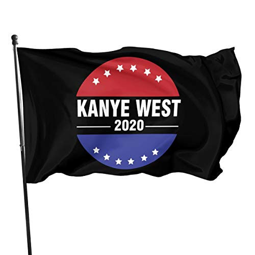 Kanye WEST 2020 President Garden Flag Banner Flag for Inside-Outside 3 X 5