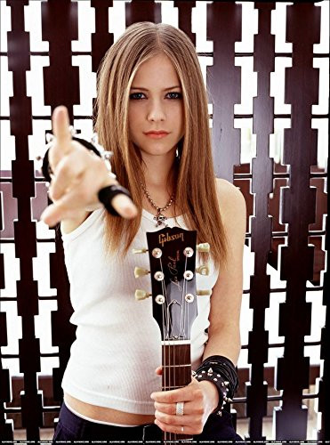 JinJing Prints Avril Lavigne 14inch x 19inch Customized Silk Print Poster  Silk Wallpaper  Silk Printing