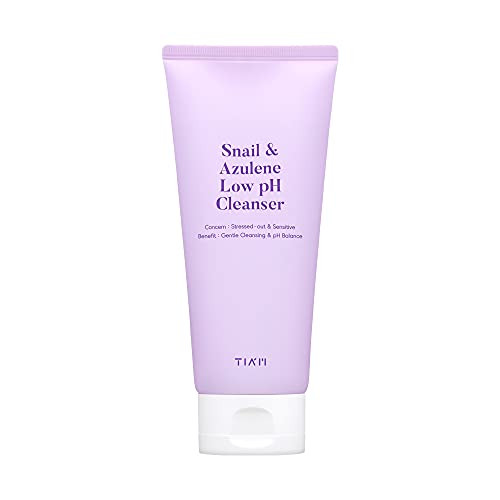 TIAM Snail  and  Azulene Low pH Cleanser 6.76 Oz