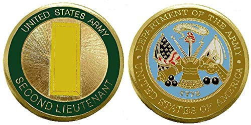 Army Officer Ranks - 2nd Lieutenant O -1" Collectible Challenge Coin