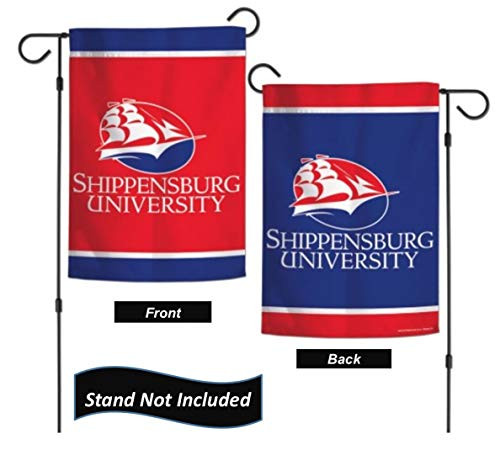 Shippensburg University Raiders 12.5 x 18" Double Sided Yard and Garden College Banner Flag Is Printed in the USA