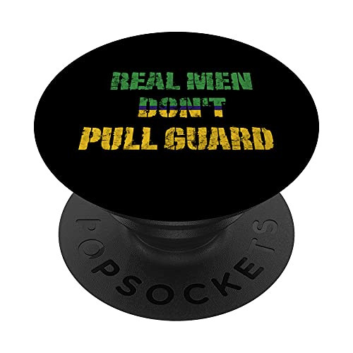Funny Brazilian Jiu Jitsu BJJ Don't Pull Guard MMA Fighter PopSockets PopGrip- Swappable Grip for Phones  and  Tablets