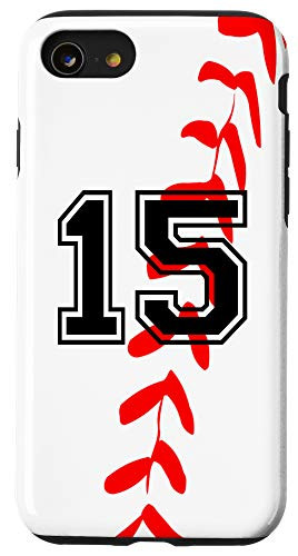 iPhone SE -2020- - 7 - 8 Baseball Jersey Number 15 Fifteen No 15 Game Play Case