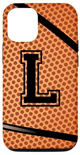 iPhone 12-12 Pro L Basketball Jersey Uniform Name Initial Letter Game Play Case