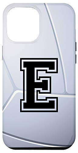 iPhone 12 Pro Max E Volleyball Jersey Uniform Name Initial Letter Game Play Case