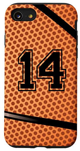 iPhone SE -2020- - 7 - 8 Basketball Jersey Number 14 Fourteen No 14 Game Play Case