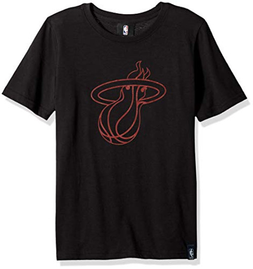 Outerstuff NBA NBA Youth Boys Miami Heat Tactical Ultra Short Sleeve Tee Black Youth X-Large-18-