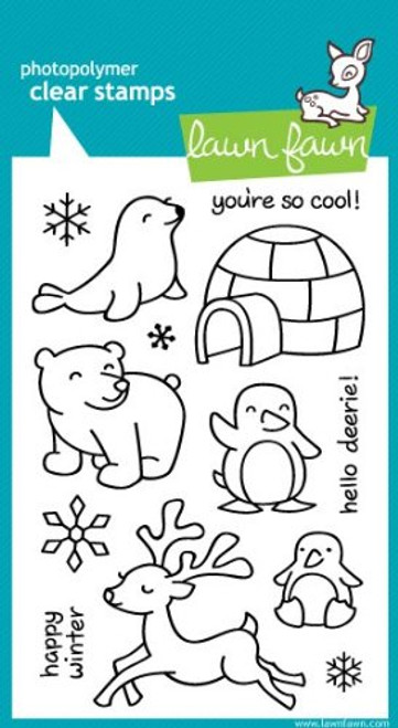 Critters In The Snow Clear Stamp Set (Lawn Fawn) Critters In The Snow Clear Stamp Set (Lawn Fawn)