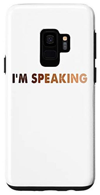 Galaxy S9 Melanin Madam Vice President Kamala Harris 2020 I'm Speaking Case Galaxy S9 Melanin Madam Vice President Kamala Harris 2020 I'm Speaking Case