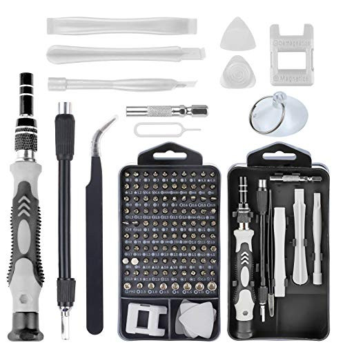 IEBUOBO 115 in 1 Precision Screwdriver Set DIY Repair Tools Kit to Fixing Phone Laptop PC Watches Glasses and Other Electronics Small Screwdriver Kit with Case