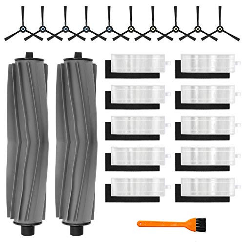 Smilyan Replacement Parts for ILIFE A7 A9s Robotic Vacuum Cleaner Not Fit for A9 Accessories Kit Includes 2 Brushes Rolls  plus 10 True HEPA Filters  plus 5 Set Side Brushes Smilyan Replacement Parts for ILIFE A7 A9s Robotic Vacuum Cleaner Not Fit for A9 Accessories Kit Includes 2 Brushes Rolls  plus 10 True HEPA Filters  plus 5 Set Side Brushes