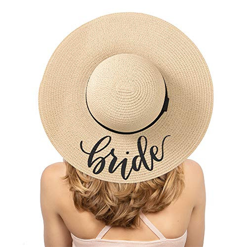 xo Fetti Bachelorette Party Decorations Tan Bride Sun Hat  Neutrals Bridal Shower Gift Bridesmaid Favors Bride to Be