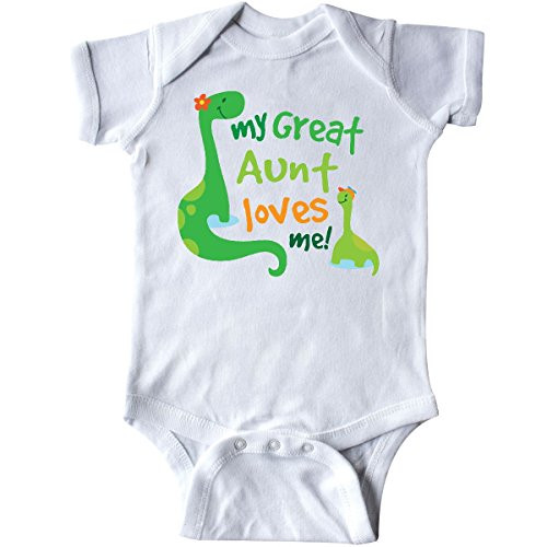inktastic My Great Aunt Loves Me Infant Creeper 6 Months White 19fac inktastic My Great Aunt Loves Me Infant Creeper 6 Months White 19fac