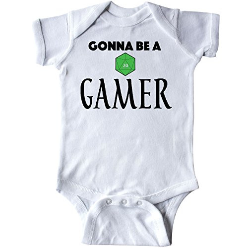 inktastic Gonna Be a Gamer Infant Creeper 6 Months White 26e69