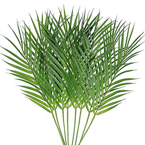 Supla 8 Pcs Artificial Areca Palm Leaves Stems Faux Palm Leaf Greenery Tropical Palm Tree Leaves Plants Faux Monstera Leaves for Palm Sunday Floral Arrangement Hawaiian Luau Jungle Beach Wedding Party Supla 8 Pcs Artificial Areca Palm Leaves Stems Faux Palm Leaf Greenery Tropical Palm Tree Leaves Plants Faux Monstera Leaves for Palm Sunday Floral Arrangement Hawaiian Luau Jungle Beach Wedding Party