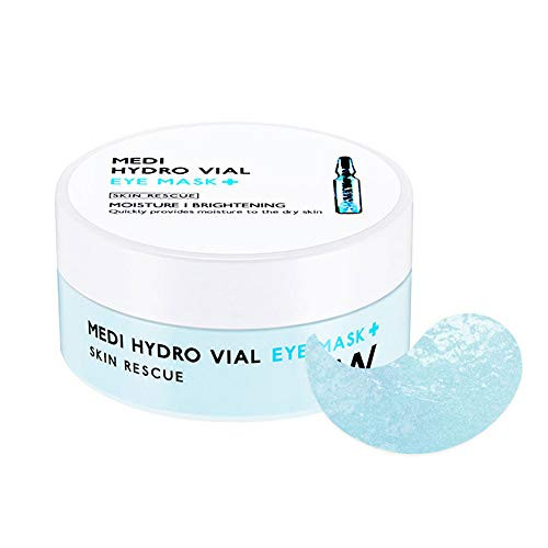 WONJIN EFFECT Medi Hydro Vial Eye Mask 60ea - moisturizing cooling and soothing hydrogel patches for the delicate skin around the eye