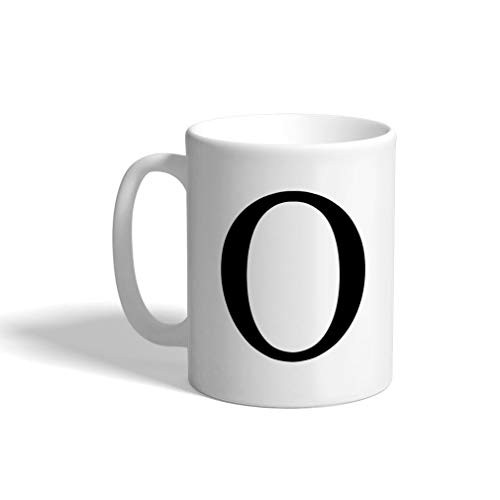 Custom Coffee Mug 11 Ounces Alphabet Letter Monogram O Ceramic Tea Cup Design Only