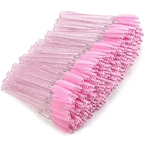 Tbestmax 500 Disposable Mascara Wands Eyelash Brush Spoolies for Eyebrow Eye Lash Extension Pink Tbestmax 500 Disposable Mascara Wands Eyelash Brush Spoolies for Eyebrow Eye Lash Extension Pink