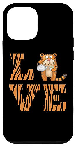 iPhone 12 mini Green Tea Matcha Tiger L O V E Love Case