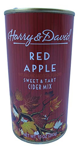 Harry  and  David Red Apple Sweet and Tart Cider Mix Resealable Tin 10 Ounces
