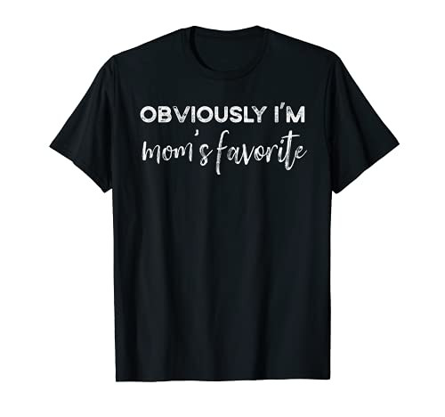 Obviously I'm Mom's Favorite retro vintage gifts for mama T-Shirt