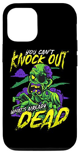 iPhone 12-12 Pro Boxing Zombie Undead Boxer Knock Out Joke Case