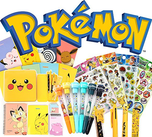 Pokemon Assorted School Supply Pen Pencil Note Stationary Gift Set
