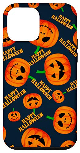 iPhone 12 mini Happy Halloween Theme Pumpkin Pattern Jack O'Lanterns Case