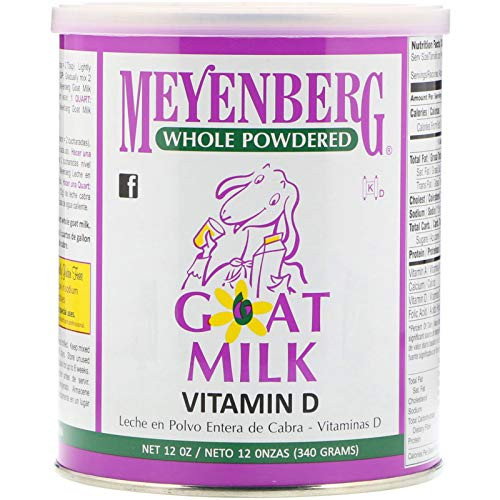 Meyenberg Goat Milk Whole Powdered Goat Milk Vitamin D 12 oz -340 g-