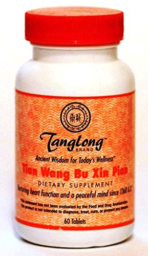 Baicao Tian Wang Bu Xin Pian 60 tablets -7-1 - 750 mg-