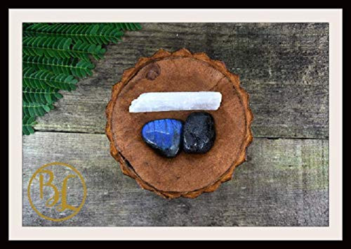 PROTECTION Gemstone Kit 3 Healing Protection Gemstone Set Healing Crystals Stone Protection Intention Stones Lithiotherapy Protection Stones