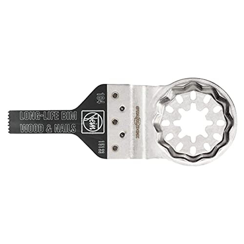 Fein StarLock E-Cut Long-Life Saw Blade for Wood Drywall and Plastics - 3-8x1-1-4" 1-Pack - 63502184260