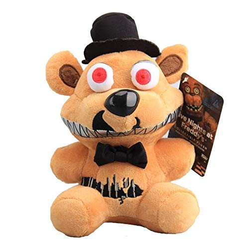 FNAF Plushies - All Characters-7"- - -Freddy Fazbear- - 5 Nights Freddy's Plush- Chica Springtrap Bonnie Marionette Foxy Plush - Freddy Plush FNAF Plush Stuffed Animal - XSmart Mall