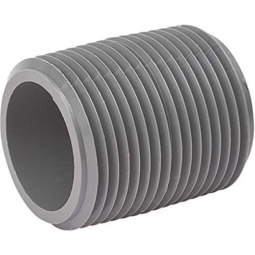 B  and  K Pvc Nipple 1 " Gray Schedule 80