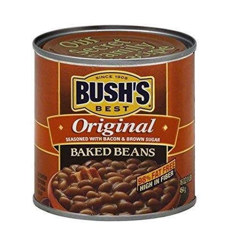 Bush's Best Baked Beans Original 16 Oz -Pack of 6-