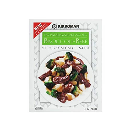 Kikkoman Broccoli Beef Seasoning Mix 1oz packet -12 pack- Kikkoman Broccoli Beef Seasoning Mix 1oz packet -12 pack-