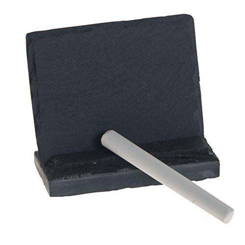 Thirstystone Mini Menu Name Plate with Chalk Slate, Black
