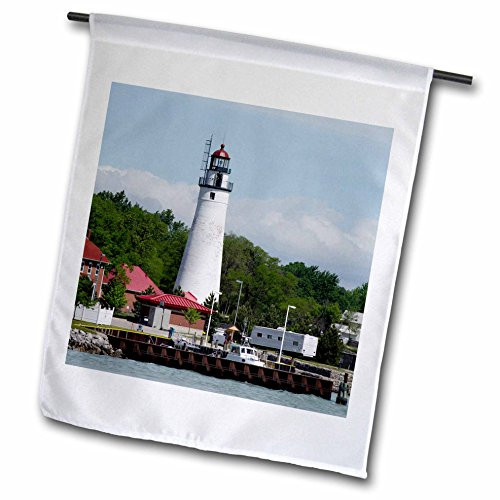 3dRose Fort Gratiot Lighthouse, Michigan, USA - Cindy Miller Hopkins - Garden Flag, 12 by 18" 3dRose Fort Gratiot Lighthouse, Michigan, USA - Cindy Miller Hopkins - Garden Flag, 12 by 18"