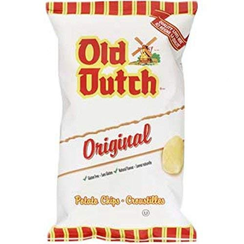 Old Dutch Original Potato Chips One Large Bag -Imported from Canada-