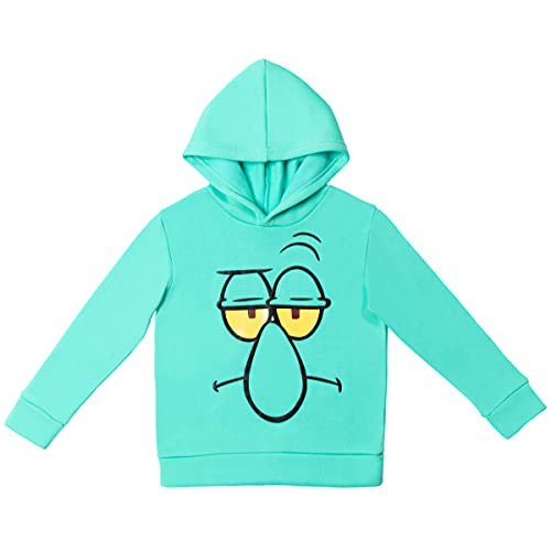 Nickelodeon SpongeBob SquarePants Squidward Big Boys Hoodie Aqua 18-20