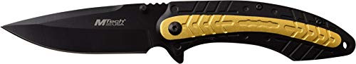 M Tech MTA1009YL-BRK Linerlock A-O Yellow