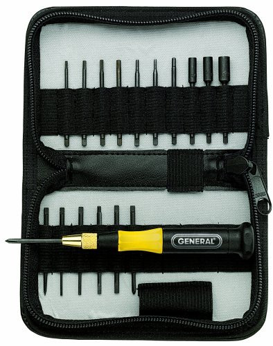 General 63518 18 Piece Precision UltraTech Screwdriver Set
