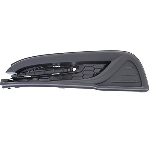 Evan-Fischer Fog Light Cover for Honda Civic 13-15 Textured Black Sedan Left Side