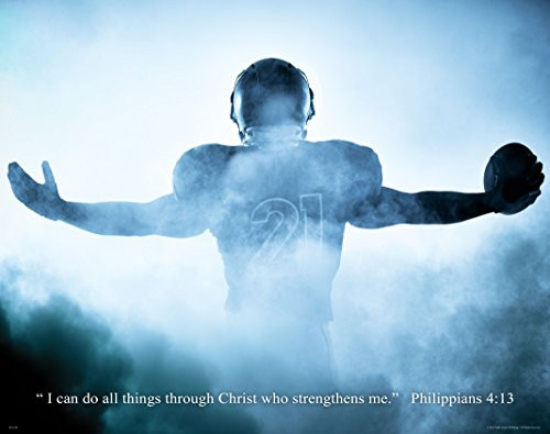 Apple Creek Religious Inspirtational Motivational Poster Art Print 11x14 Football Philippians 4-13 Wall Decor Pictures Apple Creek Religious Inspirtational Motivational Poster Art Print 11x14 Football Philippians 4-13 Wall Decor Pictures
