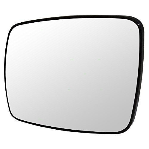 Brock Replacement Driver Side View Mirror Glass with Base OEM Substitute Compatible with 2009-2016 Journey 68045693AA CH1323393