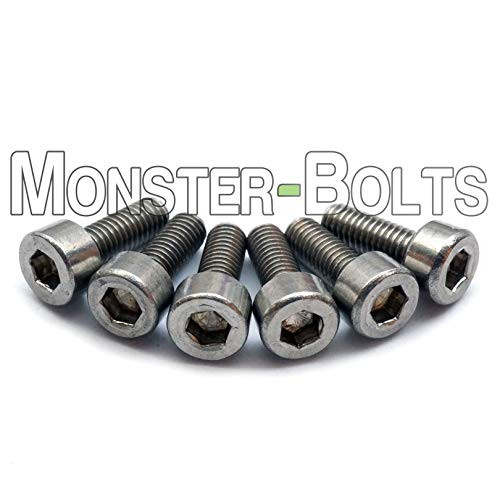 -50- Stainless Steel - Floyd Rose Style Guitar Saddle Intonation Mounting Hold Screws Set - MonsterBolts -Qty 50 Stainless Steel -A2 -18-8--