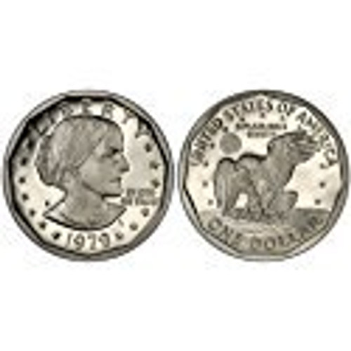 1979-s - Choice Uncirculated - Susan B. Anthony Dollar 1979-s - Choice Uncirculated - Susan B. Anthony Dollar